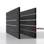 Планкен для забора 120 mm RAL 7024 – покрытие порошковое, толщина 0,45 мм в Уфе | фото 1
