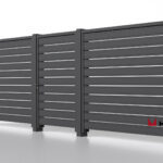 Планкен для забора 120 mm RAL 7024 – покрытие порошковое, толщина 0,45 мм в Уфе | фото 5
