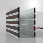 Планкен для забора Printec под дерево 120 mm RAL 7035 – покрытие порошковое, толщина 0,45 мм в Уфе | фото 4