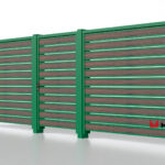 Планкен для забора Printec под дерево 120 mm RAL 6002 – покрытие матовое, толщина 0,45 мм в Уфе | фото 5