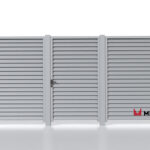Ламели для забора жалюзи Premium U RAL 7004 – покрытие матовое, толщина 0,45 мм в Уфе | фото 5